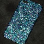 Peacock Glitter iPhone 4 4s Hard Cover Case